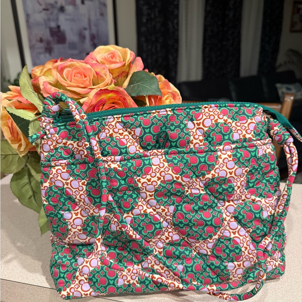 NWOT Vera Bradley Disney Original hipster in Mickey Mouse Kaleidoscope Lavender